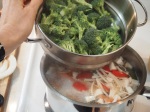 hile it cooks, why not steam some broccoli