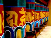Tibetan Prayer Wheels, India. Image copyright Scott Law, used with permission